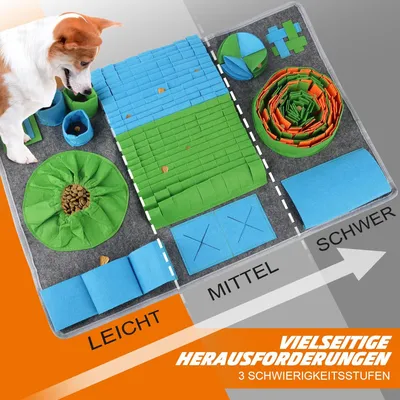 LovuPet Tapis à renifler pour chien,65 x 44 cm ,Jouet antidérapant LovuPet Tapis à renifler pour chien,65 x 44 cm ,Jouet antidérapant