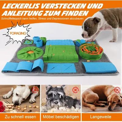 LovuPet Tapis à renifler pour chien,65 x 44 cm ,Jouet antidérapant LovuPet Tapis à renifler pour chien,65 x 44 cm ,Jouet antidérapant