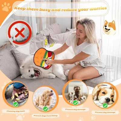 LovuPet Jouet interactif pour chien à alimentation lente
