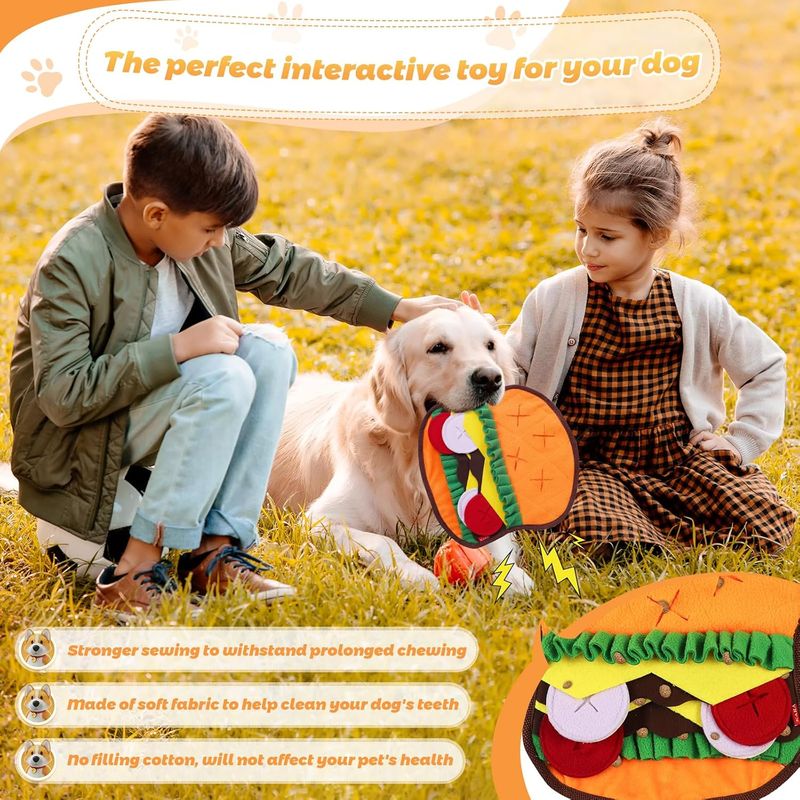 LovuPet Jouet interactif pour chien à alimentation lente