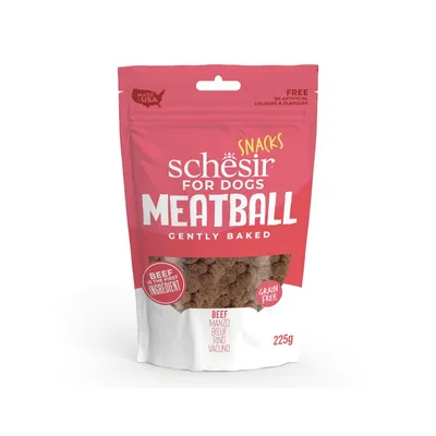 SCHESIR - Schesir Chien - Boulettes/boeuf Friandises Snack