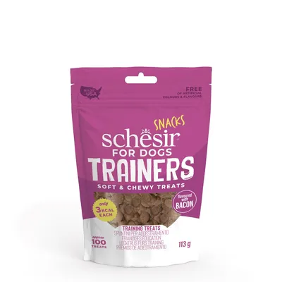 SCHESIR - Schesir Chien Friandises Snack Éducation Bacon