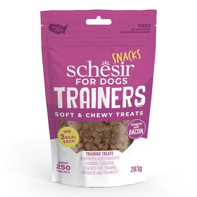 SCHESIR - Schesir Chien Friandises Snack Éducation Bacon