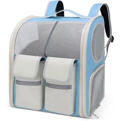 ZENITHMIND Sac à Dos de Transport pour Chat,Bleu