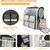 ZENITHMIND Sac à Dos de Transport pour Chat,Noir
