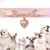KPYTE Collier pour chat et chien en strass en forme de cœur