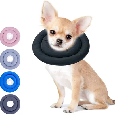 LovuPet Collier élisabéthain pour la convalescence des petits chiens LovuPet Collier élisabéthain pour la convalescence des petits chiens