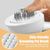 LovuPet Brosse à vapeur pour chien et chat avec bouton de déverrouillage