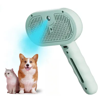 LovuPet Brosse à vapeur pour chat,peigne dépilatoire compagnie