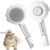 LovuPet Brosse pour chat avec bouton de déverrouillage, outil de massage