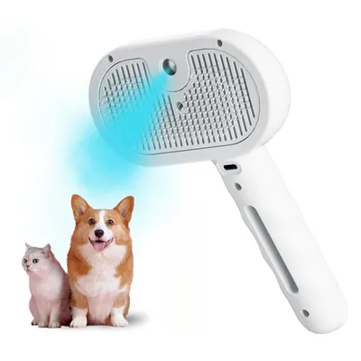 LovuPet Brosse à vapeur pour chat,peigne dépilatoire compagnie