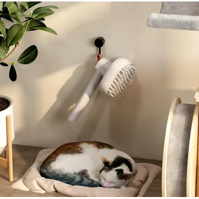 LovuPet Brosse à vapeur 3 en 1 pour chats et chiens