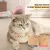LovuPet Brosse pour chat avec bouton de déverrouillage, outil de massage