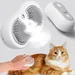 LovuPet Brosse Chat Vapeur Pour la Mue Avec Bouton de Nettoyage Facile