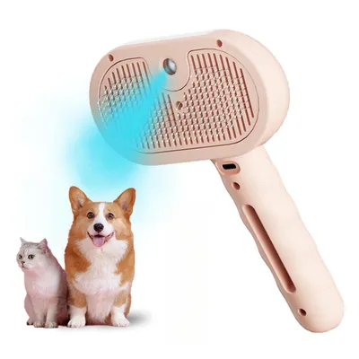 LovuPet Brosse à vapeur pour chat,peigne dépilatoire compagnie