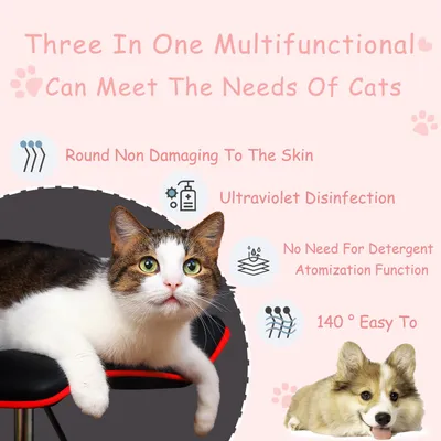 LovuPet Brosse à vapeur pour chat,peigne dépilatoire compagnie