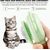 LovuPet Brosse pour chat avec bouton de déverrouillage, outil de massage