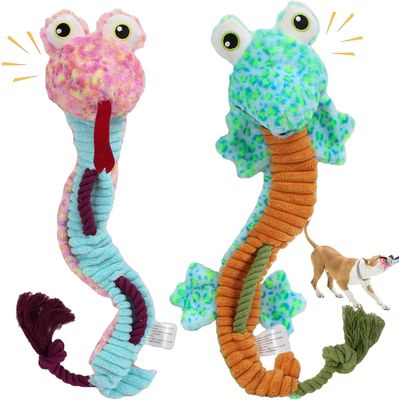 LovuPet Jouets pour chien froissés, peluche couinante
