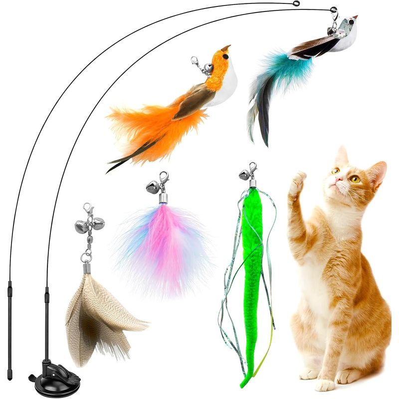 LovuPet 8 Pièces Jouets pour Chats Interactifs d'intérieur