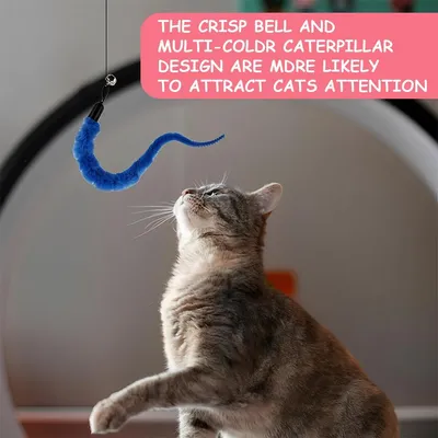 LovuPet 11 Pièces Jouets à Plumes pour Chats, Jouet Interactif pour Chat