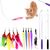 LovuPet 11 Pièces Jouets à Plumes pour Chats, Jouet Interactif pour Chat