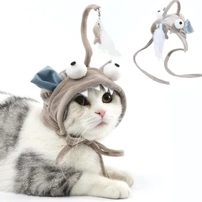 KPYTE Jouet en plumes pour chapeau de chat