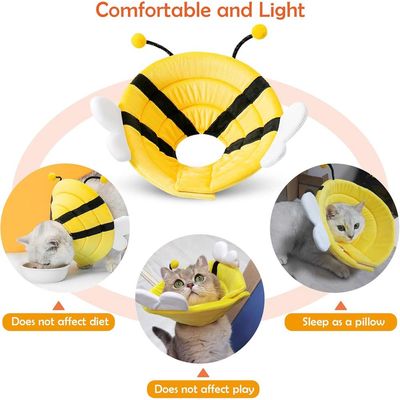 ZENITHMIND Collerette Chat Anti Lechage Jaune