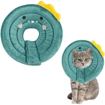 ZENITHMIND Collerette Chat Anti Lechage Orange vert