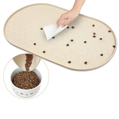 Tapis d'alimentation pour chats et chiens