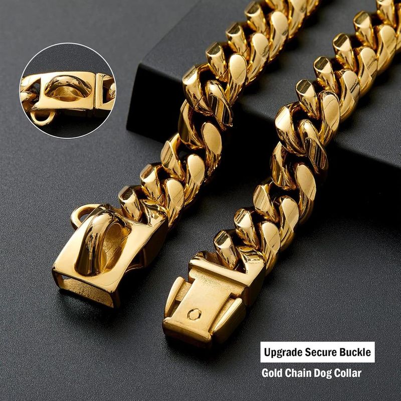 ZENITHMIND Collier pour Chien Solide en Acier