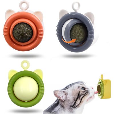 LovuPet Boule Herbe à Chat à Lécher,Jouet Boule d'herbe à Chat