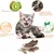 LovuPet Jouet pour Chat,Peluche pour Chat Jouets,Jouet Interactif pour Chat