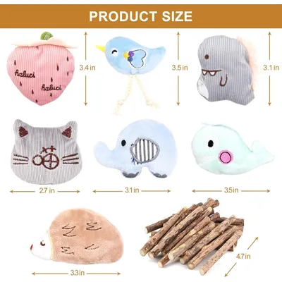 LovuPet Jouet pour Chat,Peluche pour Chat Jouets,Jouet Interactif pour Chat