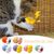 LovuPet Balles de jeu pour chat avec corde, griffoir avec clochette