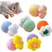 LovuPet Balles de jeu pour chat avec corde, griffoir avec clochette