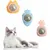 LovuPet 3 Pcs Jouets de Boule d'herbe à Chat Rotative à 360°