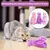 LovuPet 3 Pcs Jouets en Peluche pour Chat,Jouet Teaser en Forme de Poulpe