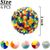 LovuPet Lot de 6 Jouets colorés pour Chat, Boules interactives pour Chat