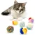 LovuPet Lot de 6 Jouets colorés pour Chat, Boules interactives pour Chat