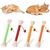LovuPet Lot de 4 jouets à mâcher pour chat - Avec corde à mâcher