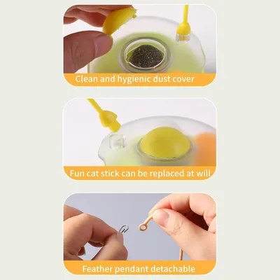 LovuPet Jouet interactif Tumblers Teaser Stick Wobble Mechanism