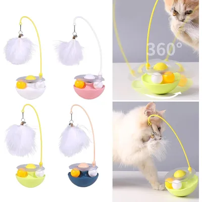 LovuPet Jouet interactif Tumblers Teaser Stick Wobble Mechanism