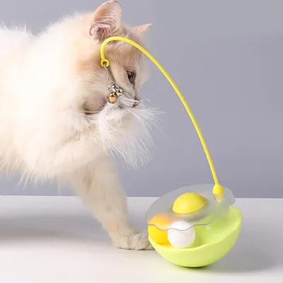 LovuPet Jouet interactif Tumblers Teaser Stick Wobble Mechanism