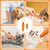 LovuPet 4pcs Carrot Cat Toys, Jouets en Corde Tressée