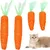 LovuPet 4pcs Carrot Cat Toys, Jouets en Corde Tressée