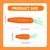 LovuPet 4pcs Carrot Cat Toys, Jouets en Corde Tressée