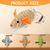 LovuPet Jouet Herbe a Chat, 3 Pièces Peluche pour Chat Jouets
