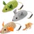 LovuPet Jouet Herbe a Chat, 3 Pièces Peluche pour Chat Jouets
