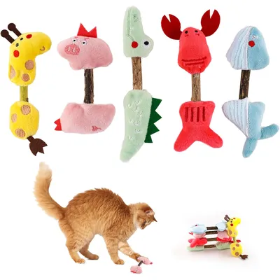 LovuPet Herbe à Chat, Bâtonnets à Mâcher Matatabi, Bâtonnets Herbe à Chat