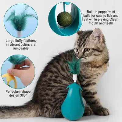 LovuPet 2 Pièces de Jouets pour Chats Balle Catnip Jouets
